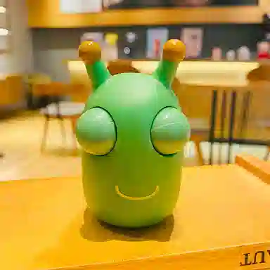 一点潮玩 菜虫瞪眼捏捏乐 解压整蛊 玩具