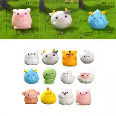 一点潮玩 迷你小动物 成品 可爱 卖萌 治愈 模型