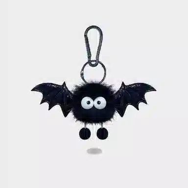 一点潮玩 奶凶小恶魔 蝙蝠钥匙扣 书包挂饰  玩偶 毛绒挂件