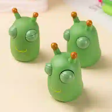 一点潮玩 菜虫瞪眼捏捏乐 解压整蛊 玩具