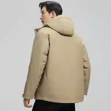 鸭鸭 可拆卸内胆石墨烯蓄热加厚羽绒服 男款