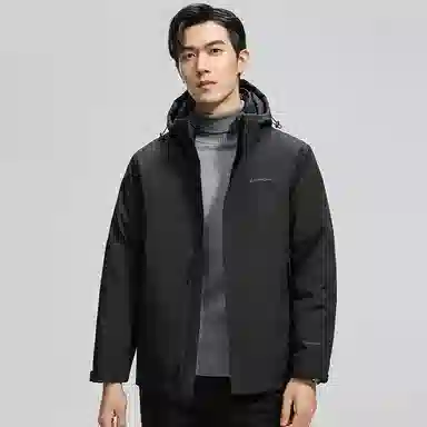 鸭鸭 可拆卸内胆石墨烯蓄热加厚羽绒服 男款
