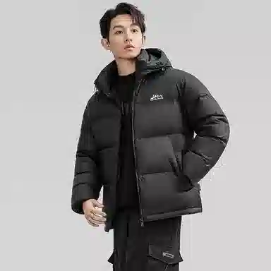 鸭鸭 户外极寒尚韩版休闲百搭拼色短款外套运动保暖可拆卸面包羽绒服 男女同款