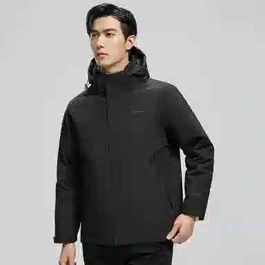 鸭鸭 可拆卸内胆石墨烯蓄热加厚羽绒服 男款