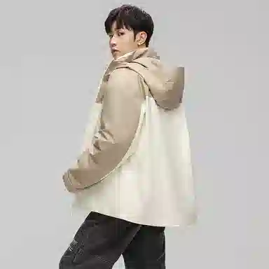 鸭鸭 薄款鹅绒三合一简约韩版休闲短款连帽冬装外套户外运动防风防水保暖冲锋羽绒服 男女同款