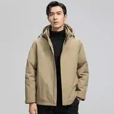 鸭鸭 可拆卸内胆石墨烯蓄热加厚羽绒服 男款