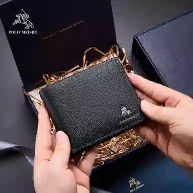 POLOMEISDO Multifunction Wallet Black