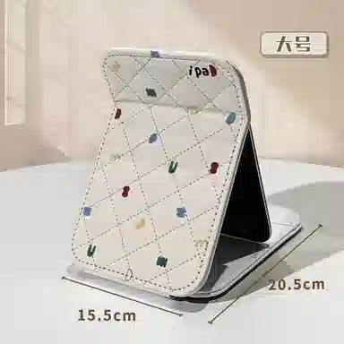 馨枕居 零零碎碎小镜子便携化妆镜折叠女随身携带宿舍桌面旅行办公室台式