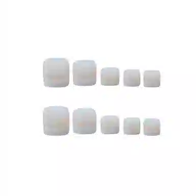 馨枕居 夏日法式  穿戴甲 杏仁白色裸色