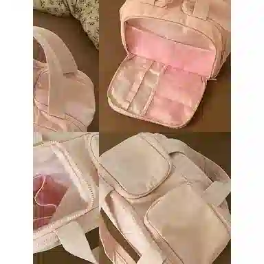 馨枕居 韩版双宽开口化妆包大容量分区便携式女高颜值旅行洗 漱收纳包