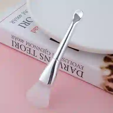 馨枕居  挖勺软毛硅胶面膜刷 修容打底定妆