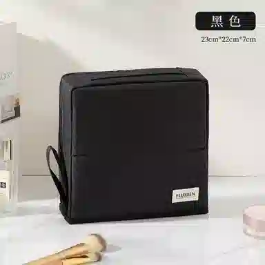 馨枕居 手提化妆包大容量化妆品收纳袋外出旅行必备分区可立式笔袋收纳包