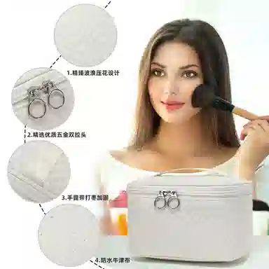 馨枕居 小众设计洗漱包手提化妆包 便捷时尚旅行大容量