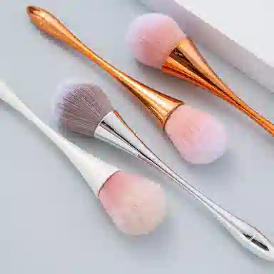 馨枕居  高脚杯玫瑰金小蛮腰散粉刷 修容打底