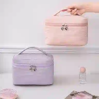 馨枕居 蝶舞天地盖化妆包化妆品收纳包旅行手提防水化妆包大容量