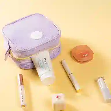 馨枕居 假日方形迷你包中包旅行化妆包化妆收纳包化妆包大容量高级感