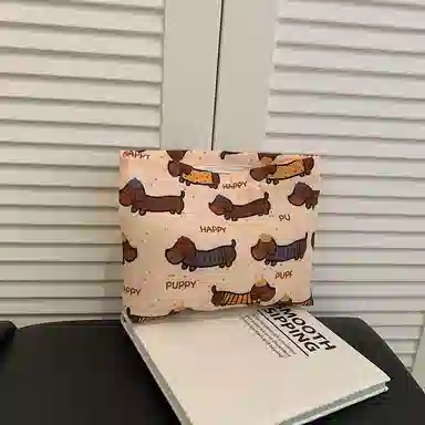 馨枕居卡通印花单层化妆包大容量耐磨美妆包轻便便捷收纳包化妆包 便携收纳防尘