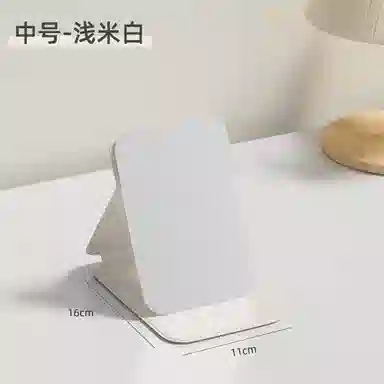 馨枕居 简约化妆折叠镜台式迷你便携可立宿舍家用随身学生高清梳妆镜高清