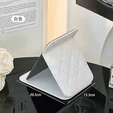 馨枕居 化妆镜简约梳妆镜便携随身折叠镜梳妆台旅行携带家用桌面台式镜子