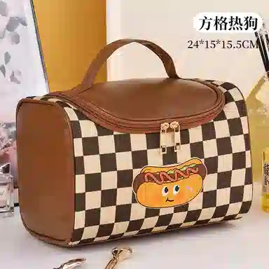 馨枕居化妆包大容量高级感防水大容量收纳包小众化妆袋化妆包 便携多层收纳防尘防泼水