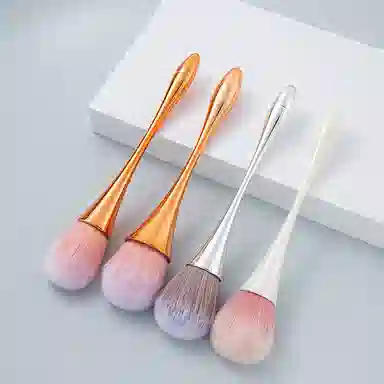 馨枕居  高脚杯玫瑰金小蛮腰散粉刷 修容打底