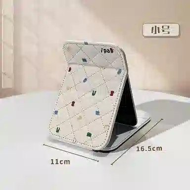 馨枕居 零零碎碎小镜子便携化妆镜折叠女随身携带宿舍桌面旅行办公室台式