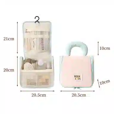 馨枕居 棉花糖挂钩洗漱包出差旅行化妆品收纳包化妆包大容量