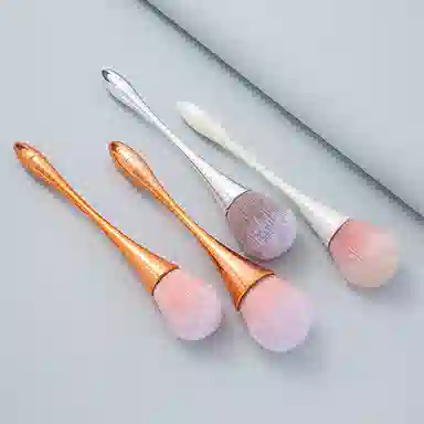 馨枕居  高脚杯玫瑰金小蛮腰散粉刷 修容打底