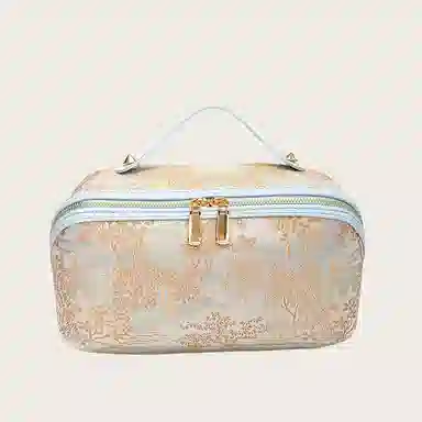 馨枕居国风刺绣化妆包大容量高级感化妆品收纳包便携旅行洗漱包化妆包 便携收纳防尘