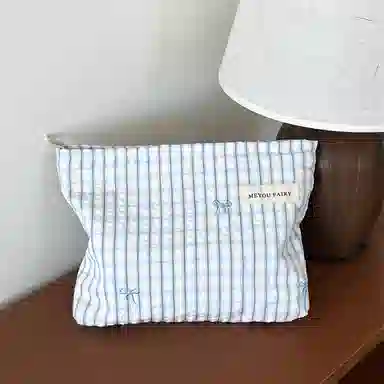 馨枕居小清新化妆包大容量便携护肤品收纳袋旅行内胆包补妆包洗漱包化妆包 便携收纳防尘