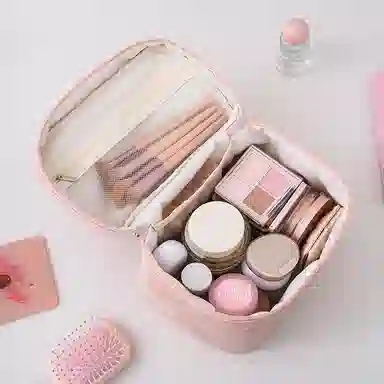 馨枕居 蝶舞天地盖化妆包化妆品收纳包旅行手提防水化妆包大容量