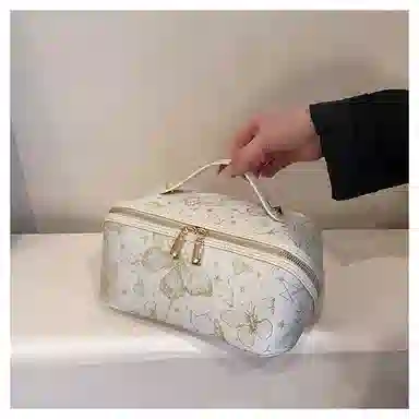 馨枕居国风刺绣化妆包大容量高级感化妆品收纳包便携旅行洗漱包化妆包 便携收纳防尘