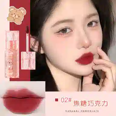 馨枕居 丝绒哑光不易沾杯滋润保湿唇泥 柔雾 易上色