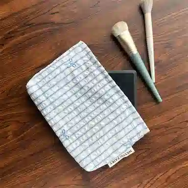 馨枕居小清新化妆包大容量便携护肤品收纳袋旅行内胆包补妆包洗漱包化妆包 便携收纳防尘