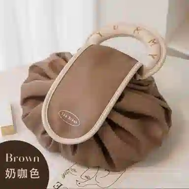 馨枕居 高颜值公主化妆包女大容量式懒人旅行收纳袋抽绳出差洗漱包