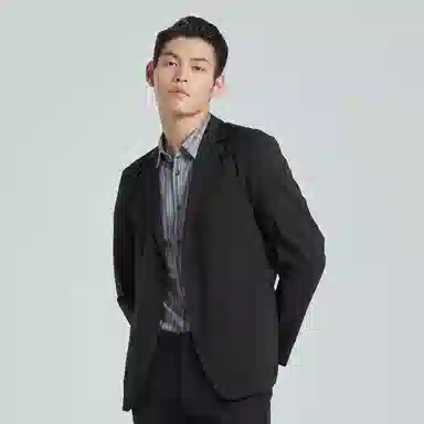 利郎 空调单西/防水轻薄 皮肤衣修身西服外套单排扣西装 男款