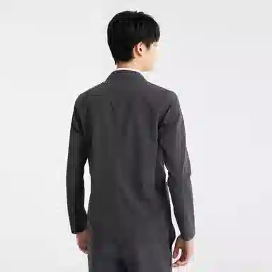 利郎 纯色百搭修身简约西装 男款 深灰