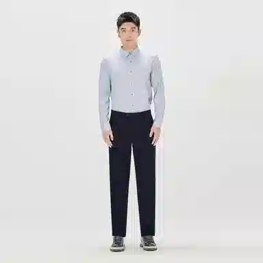 利郎 纯色百搭时尚舒适长袖衬衫 男款