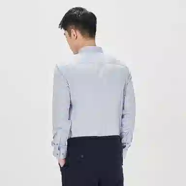 利郎 纯色百搭时尚舒适长袖衬衫 男款