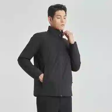 利郎 防水立领纯色轻薄长袖羽绒服 男款