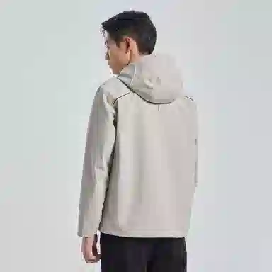 利郎 三防 休闲连帽印花夹克 男款