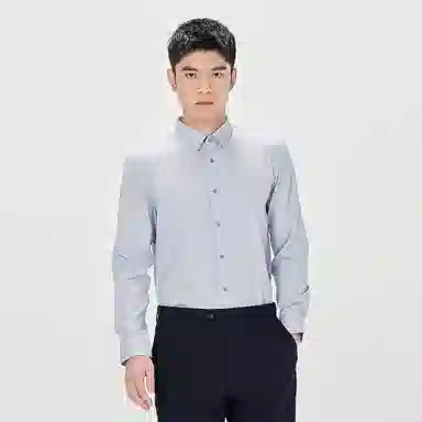 利郎 纯色百搭时尚舒适长袖衬衫 男款