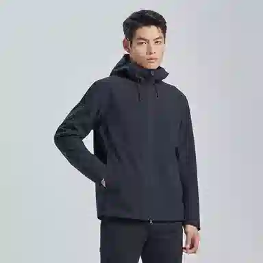 利郎 三防 休闲连帽印花夹克 男款