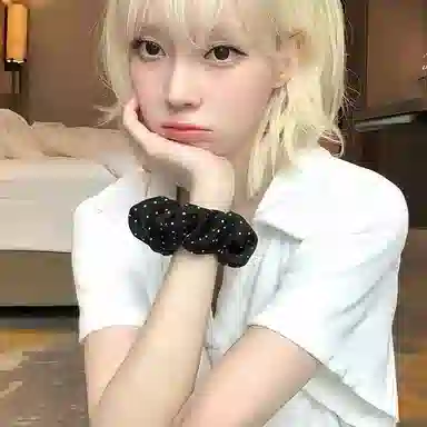 芒果饰品 高级感波点大肠圈扎头发头绳 发圈 女款