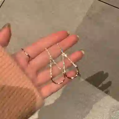 芒果饰品 小众设计感高级 铜 捷克钻 耳环 女款