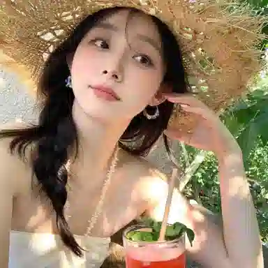 芒果饰品 彩色多巴胺玻璃串珠圈圈 铜 耳环 女款