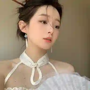 芒果饰品 新中式国风  高级感古风 耳坠清冷 铜 耳环 女款