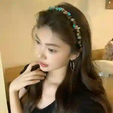 芒果饰品 多巴胺彩色波浪带齿发箍 亚克力 头箍 女款