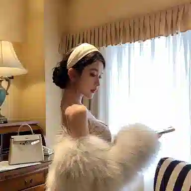 芒果饰品 千金黛尔 绒面宽边简约高颅顶发饰高级感 布艺 发箍 女款