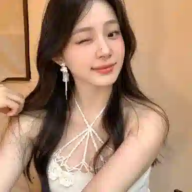 芒果饰品 超仙花朵流苏 铜 耳环 女款